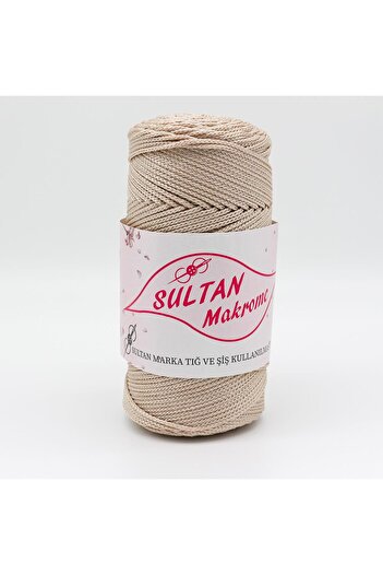 Sultan 5 Adet Polyester Makrome 100gr & 2mm - 030 Toprak