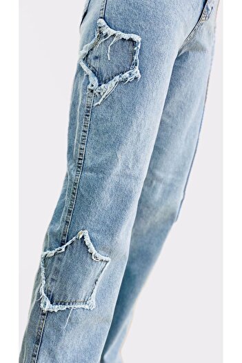LAMİRAMOOD Star Women's New Season Special Scan Star Beat Jeans with Star