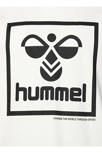 hummel Ανδρικό φούτερ με κουκούλα σε λευκό χρώμα 921556 -9003 Hmlt-ısam 2.0 Hoodie M