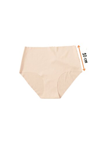 Adeniz Kadın Yüksek Bel 3'lü Paket Dikişsiz Lazer Kesim Iz Yapmaz Bikini Slip Külot