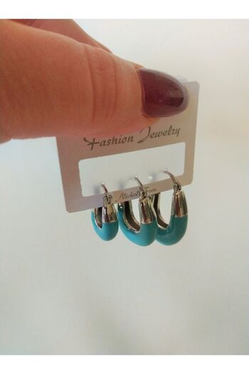 LİLYA AKSESUAR VIP Series Triple Earrings