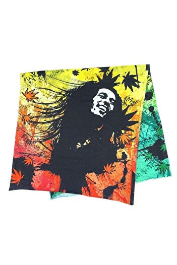 La Pescara Bob Marley Multicolored Bandana Bnd49