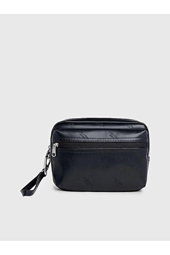 Calvin Klein Men's Brand Logo Leather Daily Use Black Wallet K50K511815-0GK