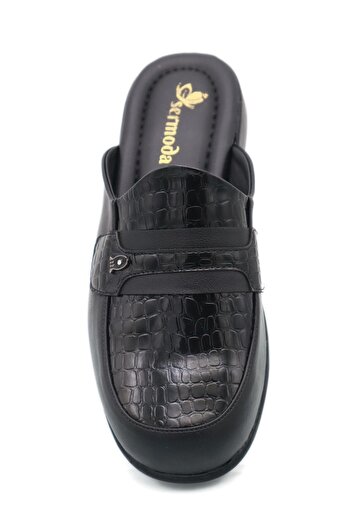 sermoda Black Snake - Soft Sole Style Groom and Guest Slippers