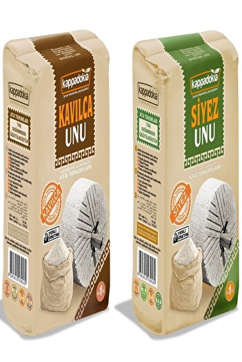 KAPPADOKİA Siyez Unu 1kg + Kavılca Unu 1 Kg