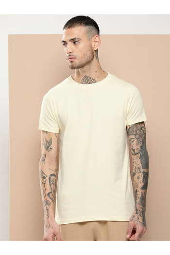 Difference of Opinion By Styli Plain Regular Fit T-Shirt