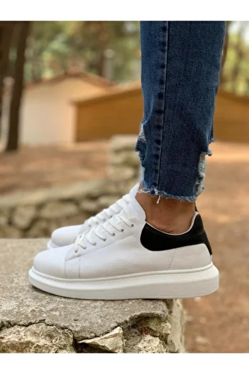 Knack Ανδρικά παπούτσια Antokya με λευκή ψηλή σόλα casual 043