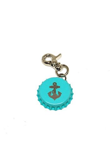Petbucks Pet Accessories Soda Cap Themed Design Cat Dog Tag Turquoise 2107g