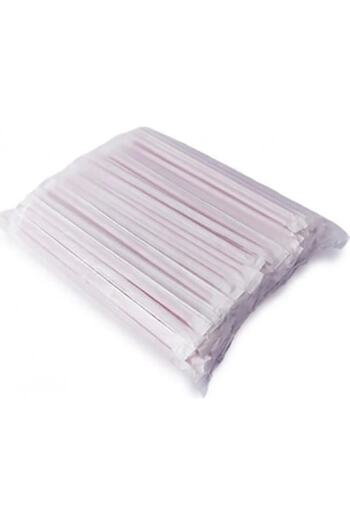 Poppy Hygienic Paper Straws 200 Pieces 1 Pack Straws
