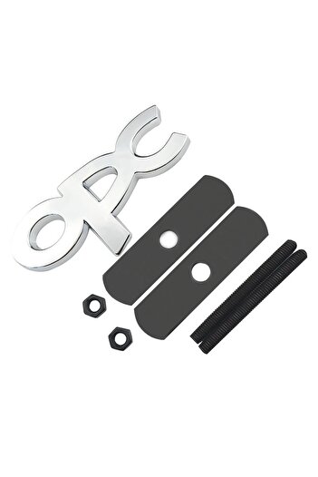 GARDENAUTO Opel Agila Compatible Opc Emblem Chrome Louver Logo and Luggage Logo