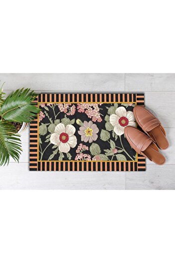 Evsebu Pienso Home Çiçek Bahçesi Dekoratif Kapı Önü Paspası