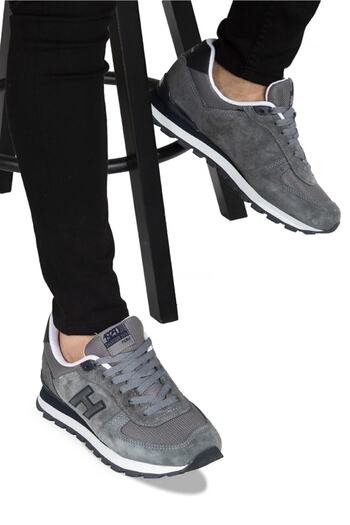 Hammer Jack Peru Erkek Gri Sneaker Deri Ayakkabı 102 19250-m