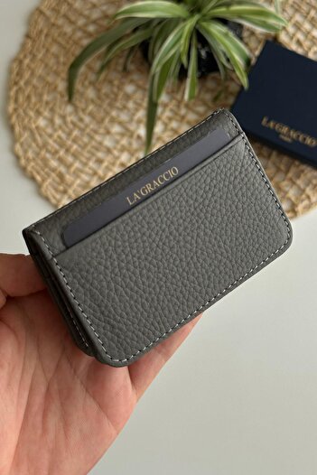 La La'Graccio Paris La'Graccio Paris Defn Genuine Leather Card Holder Wallet