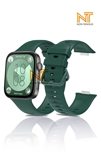 Nezih Case Huawei Watch Fit 3 / Fit 4 / Fit 4 Pro Compatible a Quality Soft Gel Silicone Cord / Strap