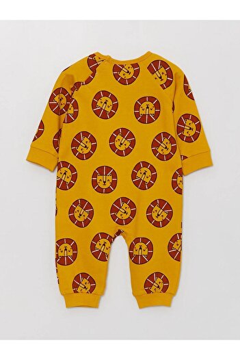 LC Waikiki LCW baby Bisiklet Yaka Baskılı Erkek Bebek Tulum