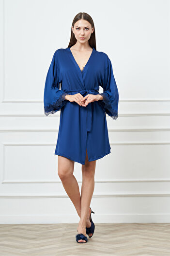 GIONA 5-piece Micro Fabric Nightgown and Dressing Gown Set