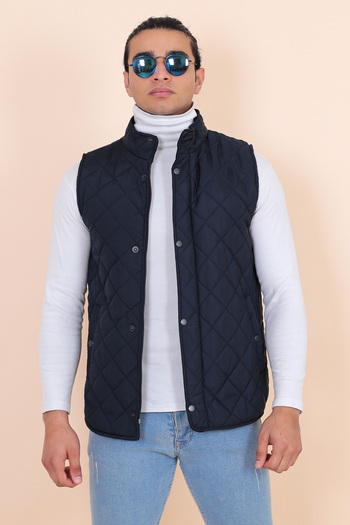 HeviStor Men's vest - Quilted, Fleece, Zippered and Supated HevisStor.00022