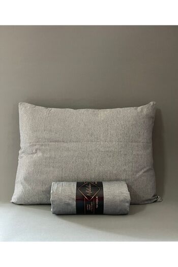 Garden Home Ranforce Fabric Double Elastic Sheet Gray