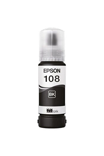 EPSON 108 Mürekkep Orj. L8050, L18050 Black 70ml