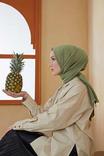 BURDEN IPEK Ellen Cotton Shawl - Floral Patterned Shawl Series