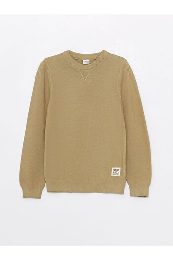 LC Waikiki Boy's Knitwear Sweater - Long Sleeve, Crew Neck