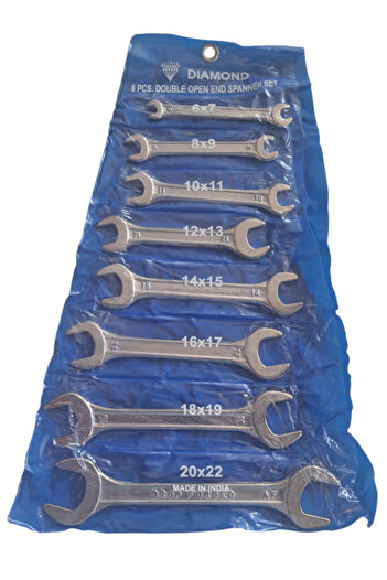 mesut hırdavat 8 Pieces 6×22 Key Set - Straight 2 Mouths