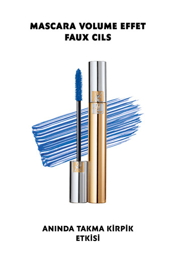 Yves Saint Laurent Mascara Volume Effet Faux Cils Takma Kirpik Etkisi Veren Maskara 03 - Bleu Extreme 3365440096783