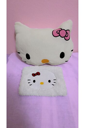 Kollektif Hello Kitty My Melody Kuromi Kawaii Peluş Yastık cüzdan canta Anime Hediye Cinnamoroll Çocuk ve Genç
