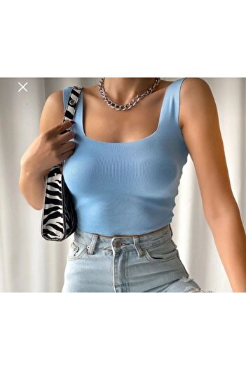 Oyer Moda Квадратний комір Crop