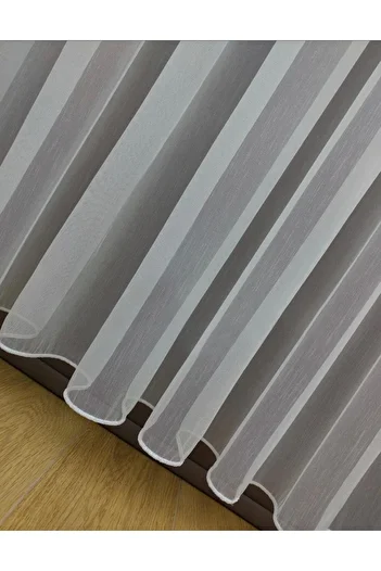 elision home Dobby Pearl Tulle Curtain, 400x270, Normal Pleat, 1/2.5