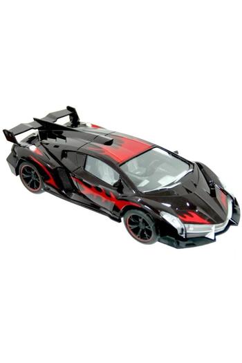 Sole Şarjlı, Işıklı Kumandalı Spor Lamborghini, Farları Yanan Spor Araba 1:14