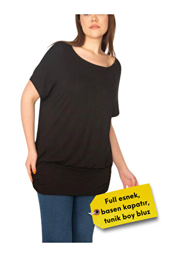 Elegant Plus Size Full Stretchy Basen Cover Blouse
