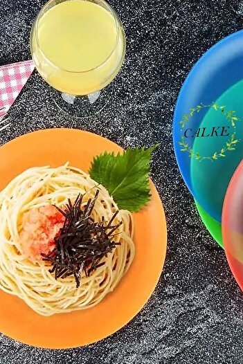 Calke Set of 4 Multi-Purpose Kids and Baby Dinner Plates - 20 Cm Multi Color