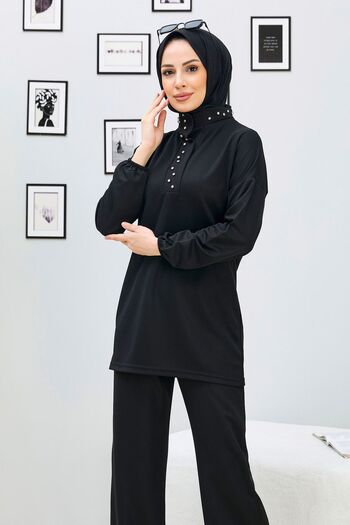 TOFİSA 11338-black Tunic Trousers