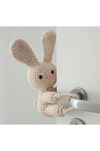 afralya home Baby and Child Safety Protection Lock Door Lock Lock with Cute Animal Figure Door Stopper (20CM)