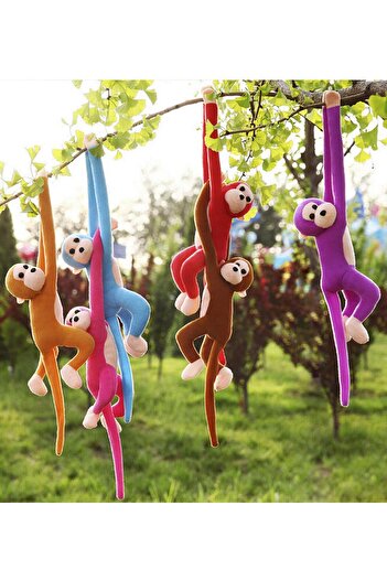 Sole Peluş Maymun, Elleri Yapışabilen Uyku Ve Oyun Arkadaşı -70 Cm
