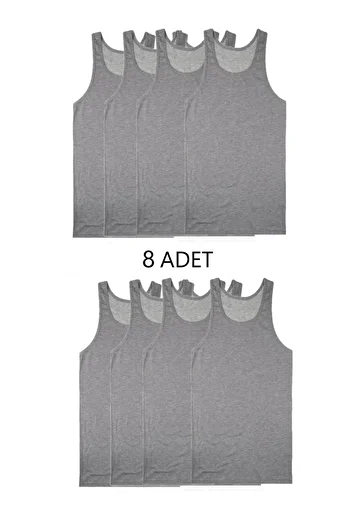 Pi Giyim 8-Piece Men's Athlete Set - Mixed Colors Gray