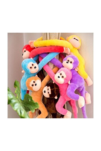Sole Plush Monkey 70 Cm, Cute Sticking Hands 2 Pieces Different Colors