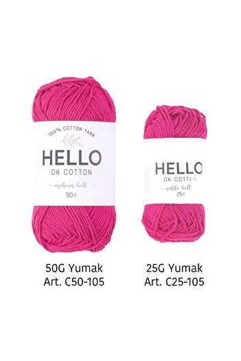 Tuva Yayıncılık Hello DK 100% Almota Yarn - 50 GR