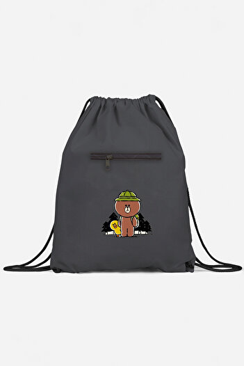 herotasarım Спортивний рюкзак Line Brown Friends - Bll4612