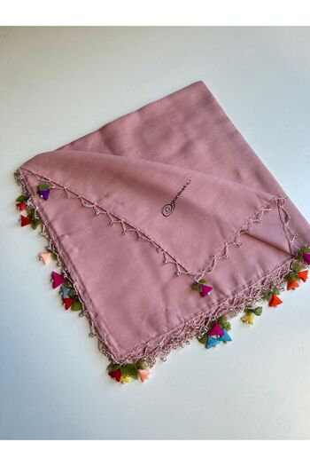 TREND Handcrafted writing edge beaded cheesecloth dowry pocketing daily