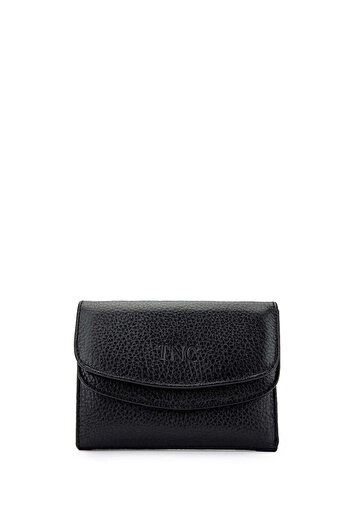 Tamer Tanca Genuine Leather Black Women's Wallet
