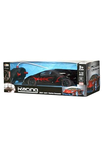 Sole Şarjlı, Işıklı Kumandalı Spor Lamborghini, Farları Yanan Spor Araba 1:14