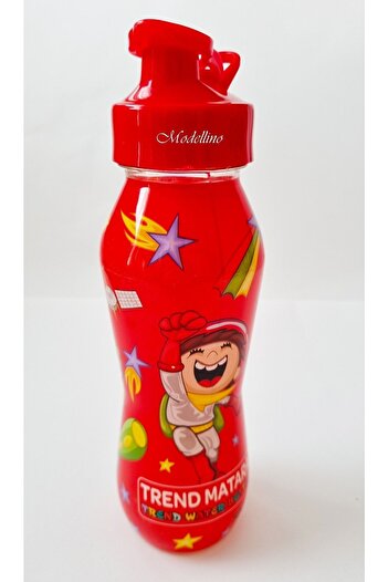 Modellino Licensed Space Red Lid 500cc Transparent Boy's Water Bottle