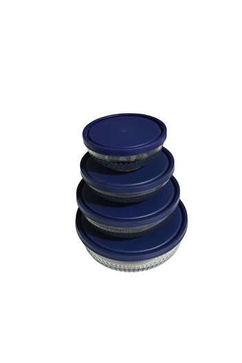 LAV FEYZADE Tokyo - 4-Piece Storage Container Set (2600cc-1500cc-880cc-600cc)