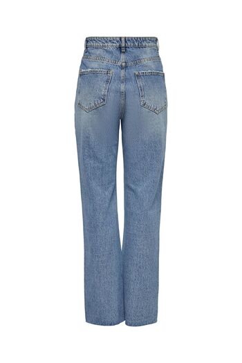 ONLY Düz kesim Jeans Onlriley Hohe Taille Gerade geschnittene Jeans