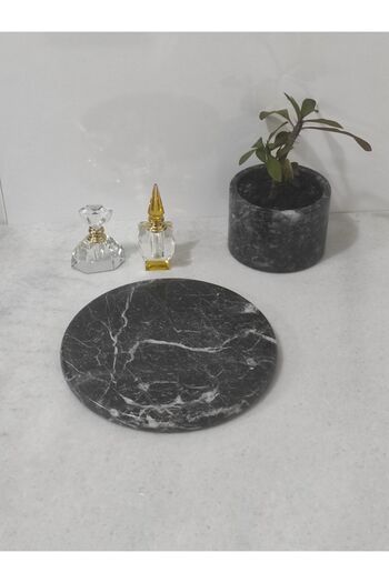 fymermertasarım Black Marble Presentation Holder