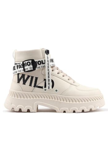 NORTH WİLD Cizme de damă - CREAM Color Design talie