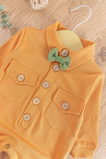 Babymod Bow Tie Front Buttoned Baby Boy Jumpsuit
