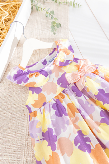 Babymod Floral Patterned Bow Summer Baby Girl/Kids Dress